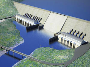 The announcement coincided with the sixth anniversary of commencing construction work on the dam. (File photo)