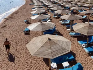 The number of tourists coming to Egypt in 2015 was 9.3 million, compared with more than 14.7 million in 2010. (File photo)