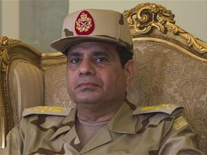 Egypt's Al Sissi says the Egyptian army is ready to protect its Arab 'sisters'. (AFP/File)