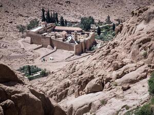 St Catherine's Monastery, in the south of Sinai. (AFP/Pedro Gomes)