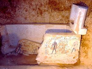 Eight tombs containing 40 sarcophagi and roughly 1,000 figurines had been unearthed. (AFP/ File Photo)