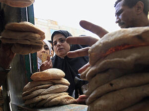 Egyptians experience food insecurity. (AFP/Khaled Desouki)