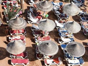 Egypt's tourism industry has been hard hit by the crash of the Russian jetliner as well as international flight suspensions by to Sharm al-Sheikh. (AFP/Mohamed el-Shahed)