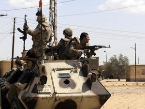 Egyptian armed forces during a security operation in the Sinai Peninsula (AFP/ File Photo)