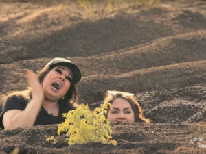 A screenshot showing an elaborate prank in 'Ramez Underground.' (YouTube)