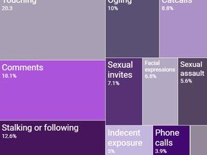 The most common types of sexual harassment in Egypt (Harassmap)