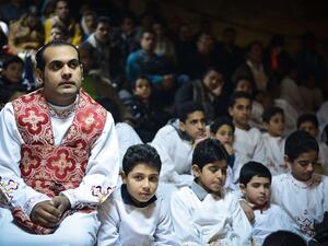 Egyptian Coptic Christians at a Christmas mass in Cairo. (AFP/File)