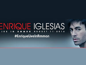 YES, he's coming to Amman! (Enrique Iglesias official website)
