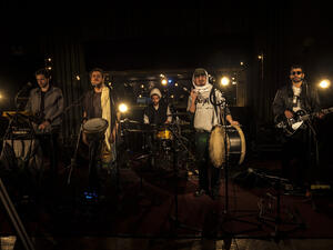 47SOUL revisits the Levantine folk dance the Dabke and  identify themselves as an "electro-mijwez, 'shamstep' band" who "speak about freedom of movement. (47Soul.com)