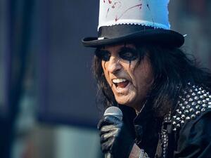 Alice Cooper was a trailblazer for his use of lavish props, choreography and routines that brought showbiz values to contemporary music. (AFP/File)