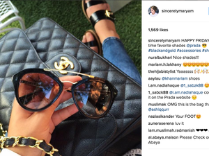 Hijabi fashionista Maryam Asadullah has 100,000 followers on Instagram. (Instagram) Hijabi fashionista Maryam Asadullah has 100,000 followers on Instagram. (Instagram)