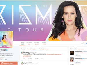 Katy Perry was the most followed celebrity on Twitter in 2016. (Twitter) Katy Perry was the most followed celebrity on Twitter in 2016. (Twitter)