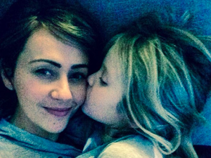 Samia with her six-year old Freya, her only child with ex-husband Matt Smith. (Instagram/Samia Ghadie) 