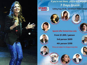 Board the ship with Nancy Ajram and the rest of the all star crew next August.
