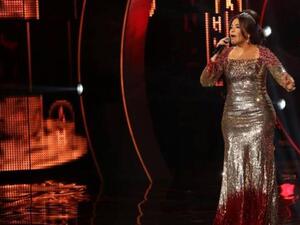 Ahlam eats her heart out getting all the Arab Idol attention on stage