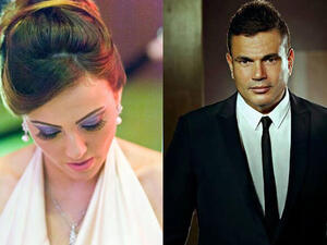 Bushra cannot believe her luck, as she will be starring alongside Amr Diab in "Fame." (Image: Albawaba edit)