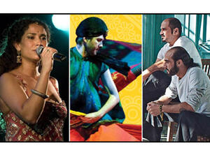 From left to right: Ghalia Benali, 'India by the Nile', Autostrad