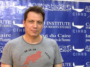 Actor Holt McCallany visits Cairo