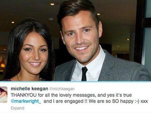 Dubai has special meaning for Michelle Keegan and fiancee Mark Wright. (Image: Facebook)