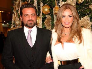 Lovebirds attending Carole Samaha's show earlier this month (Image: Twitter)