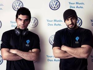 Hamad al Fardan and Louay al Majed are two finalists in the music competition (Image: Facebook