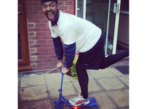 Crazy Daley is on the go too! (Image: Facebook)