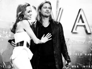 Brangelina are in love and gettin' ready for the big day! (Photo by Andreas Rentz/Getty Images for Paramount)