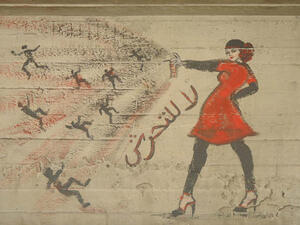 Spraying away the Egyptian harassment
