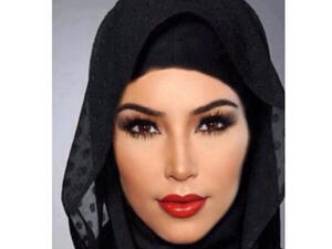 كيم كاردشيان بالحجاب 