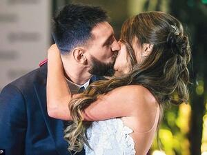 ليونيل ميسي يوم زفافه