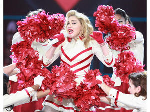 Madonna on her MDNA tour (Photo courtesy of Getty-images/Taylor Hill)