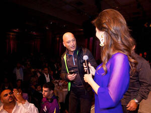 Nancy Ajram is tired after her American adventure that led her to meet Howie Mandel. (Image: Twitter)