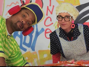 النجم العالمي ويل سميث والإعلامية إلين دي جينيريس