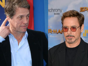 Grant and Downey starred with Sam Neill, David Thewlis, Meg Ryan and Ian McKellen in Restoration (Source: Kathy Hutchins -  Jaguar PS  - Shutterstock)