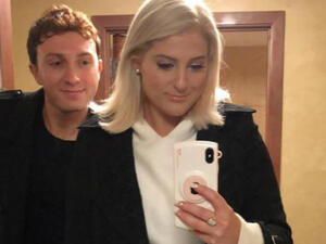 The 'Lips Are Movin' hitmaker recently got engaged to Daryl Sabara but insists they won't be rushing down the aisle anytime soon. (Instagram - @meghan trainor)