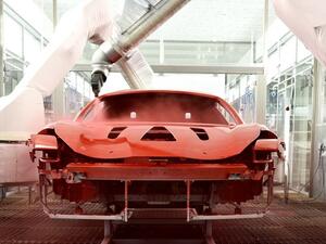 Ferrari introduces the world's first low-bake paint technology