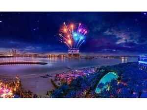 عروض حصرية برأس السنة الميلادية الجديدة على جزيرة النخلة بدبي