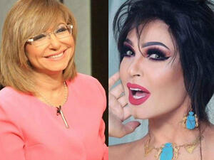 Bellydancer and Actress Fifi Abdo and TV anchor Lamees Al Hadidi travelled to Russia this morning