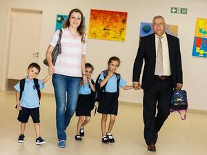 First day back to school at GEMS Wellington Academy, Al Khail
