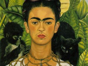 Frida Kahlo, self portrait. (File photo) 