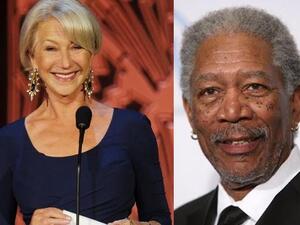 هيلين ميرن ومورغان فريمان