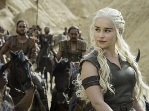 “Game of Thrones” characters who are female and “highborn,” such as Daenerys Targaryen, have a better chance of surviving the dangers of the show according to new research. (AFP/ File Photo)