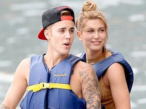 جاستن بيبر وهايلي بالدوين