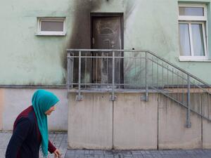 A mosque in Dresden was also attacked last year. (AFP/Sebastian Kahnert)