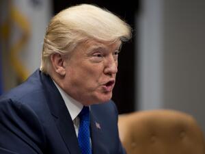 President Trump retweeted three videos initially posted by far-right Britain First deputy leader Jayda Fransen (AFP/File)