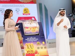 Mother who bought gold as a present for daughter’s wedding is winner in Dubai Gold and Jewellery Group promotion.