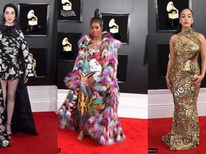 إطلالات النجوم على السجادة الحمراء في حفل Grammy Awards 2019