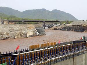 The Grand Renaissance Dam hydroelectric project in Ethiopia. (AFP/ File Photo)