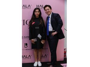 Hala Al Turk, John Park, CEO of Beyond Beauty