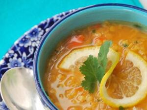 شوربة العدس السريعة